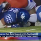 Illustration for article titled Kentucky Linebacker Kash Daniel Denies Twisting Florida QB's Ankle, Says His Hand Was Stuck